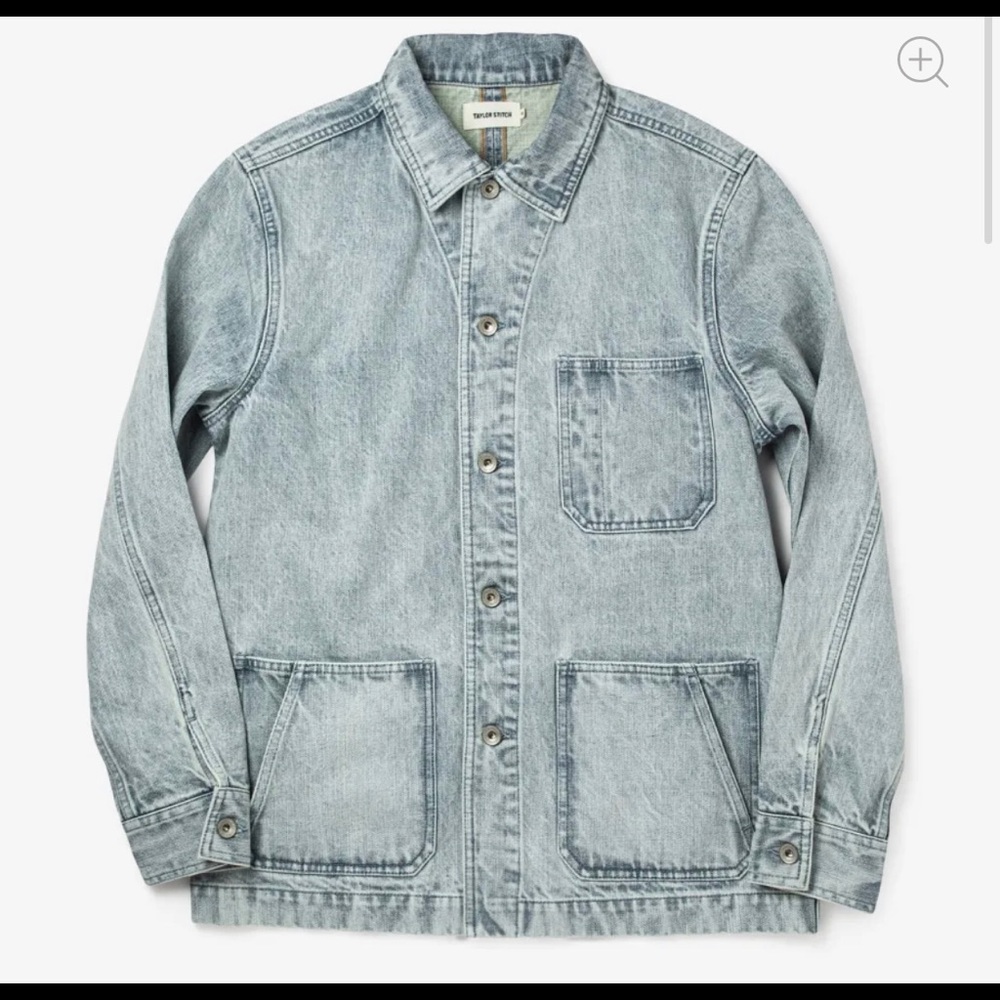 Taylor Stitch The Ojai Jacket, Washed Denim, Size 40 (medium)